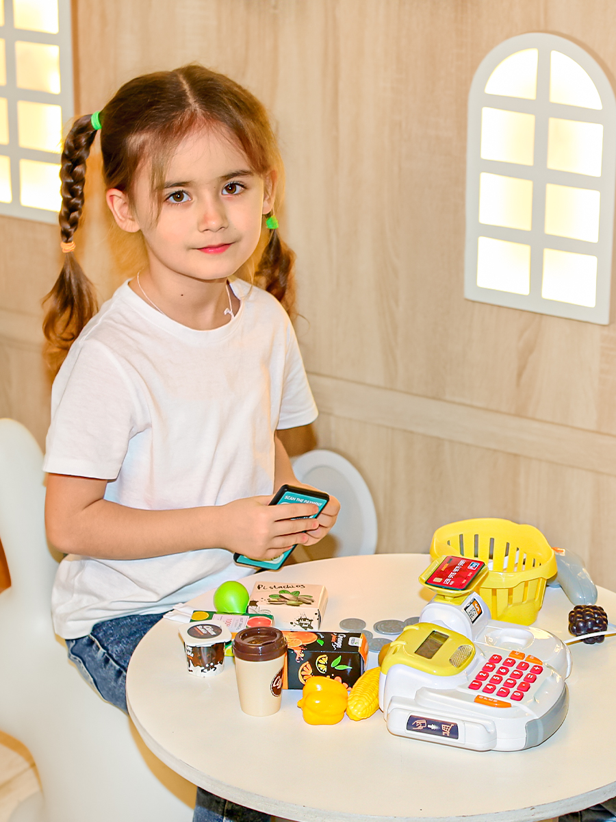 Игровой набор SHARKTOYS касса, продукты - фото 16