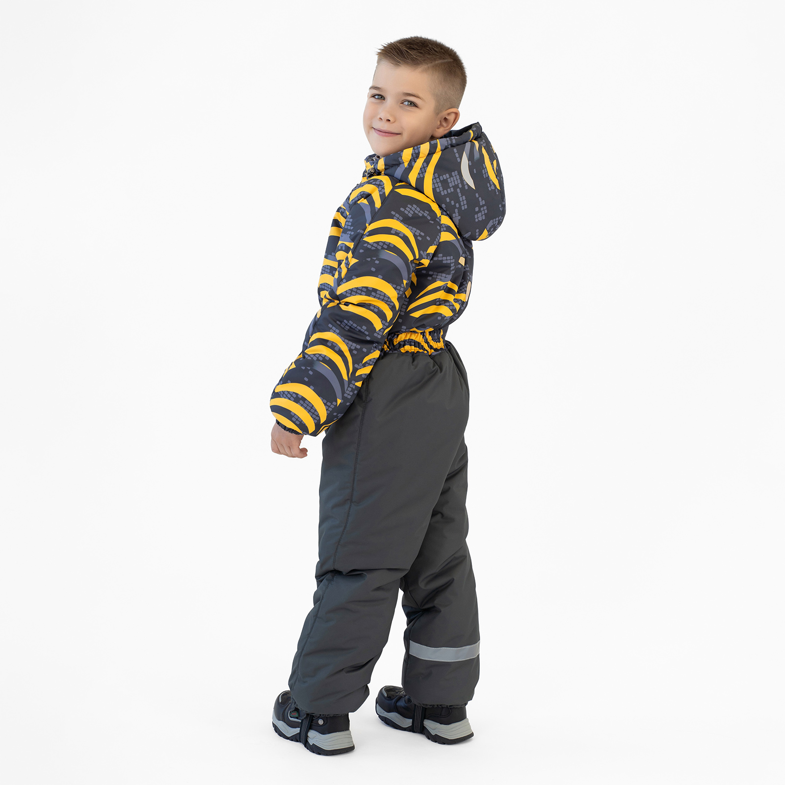 Комбинезон Arctic kids 30-011 желто-серый - фото 31