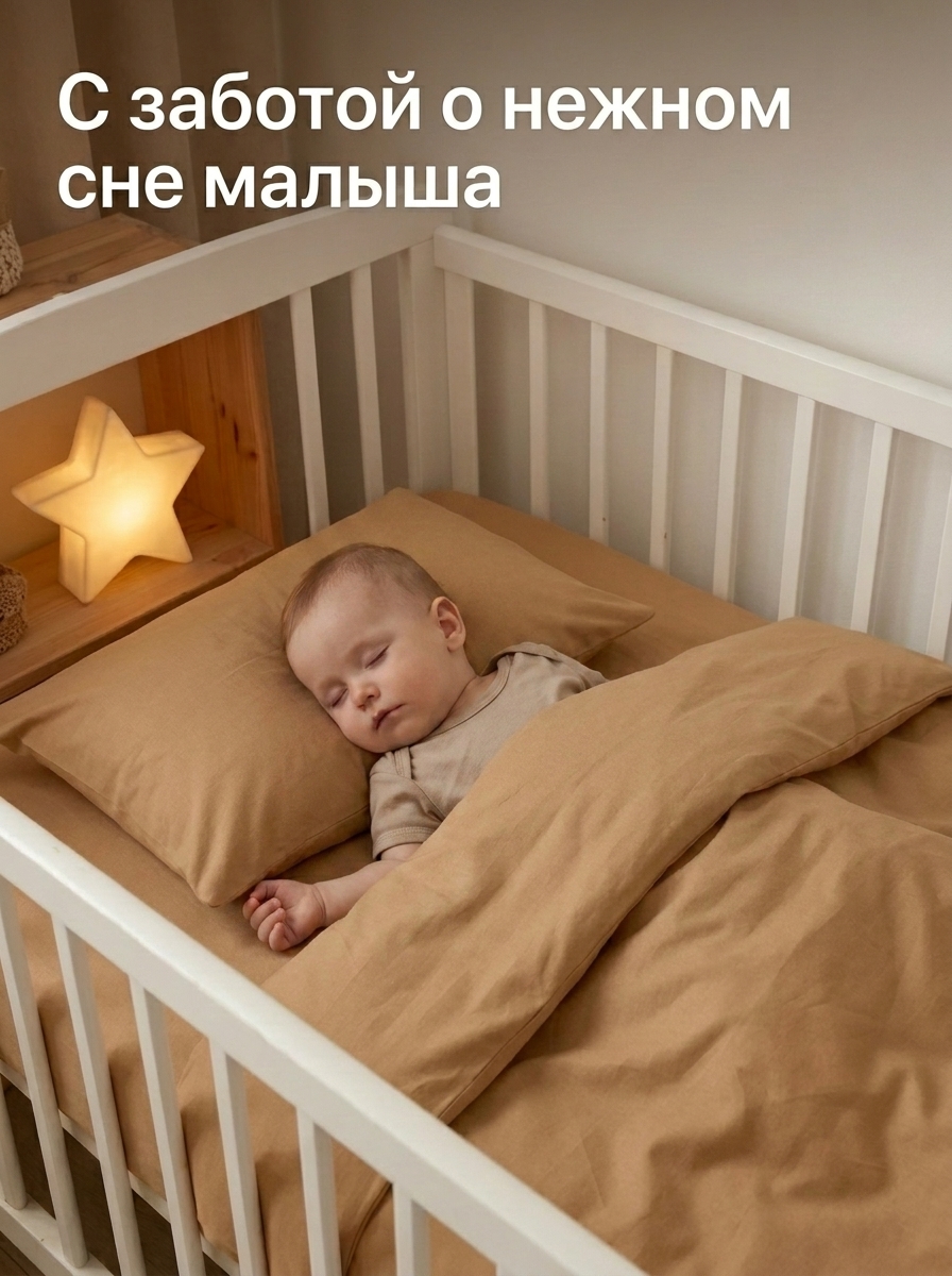 Комплект постельного белья Укрой Уютом Натяжная простынь детский 3 предм. - фото 7