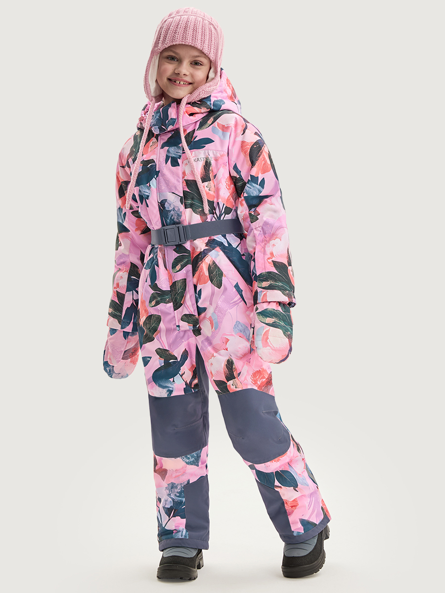 Комбинезон NIKASTYLE 8з1625 розовый/инжир - фото 1