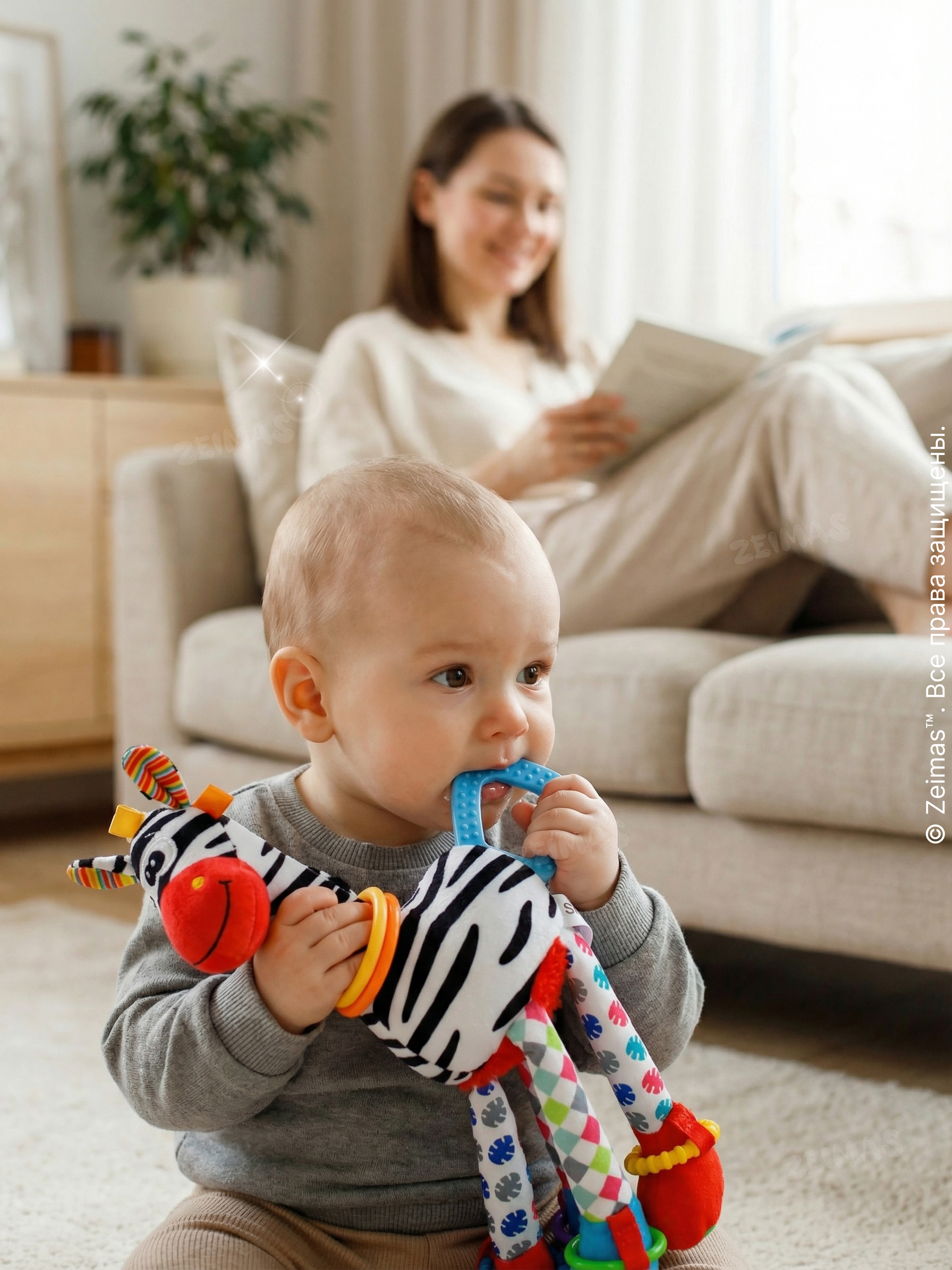 Игрушка Zeimas подвеска Игрушка-подвеска Зебра - фото 15