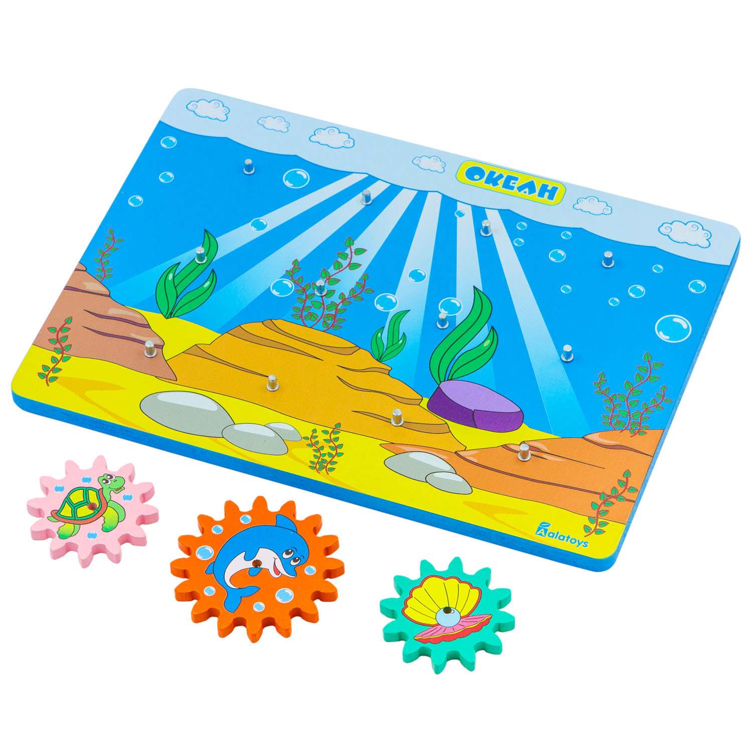 Игрушка Alatoys бизиборд - фото 5