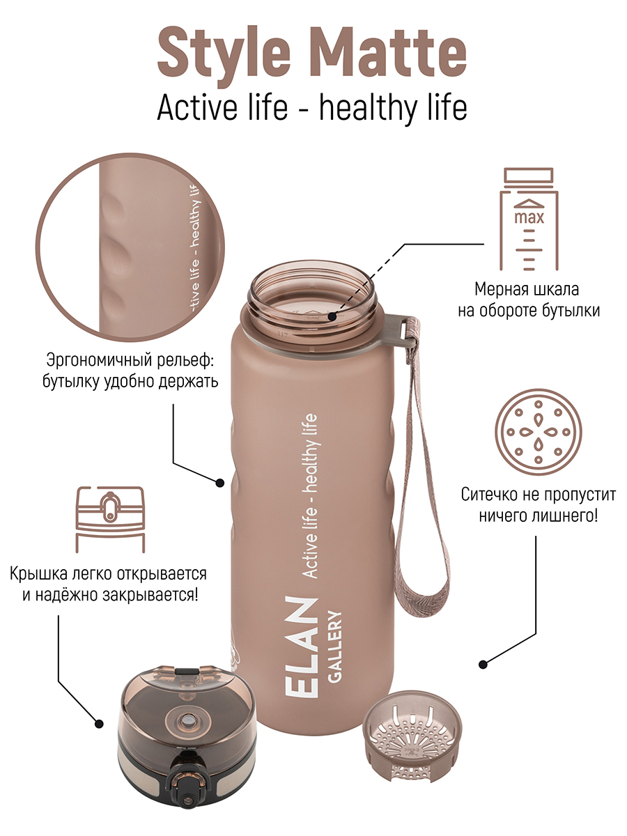 Бутылка Elan Gallery 1000 мл - фото 4