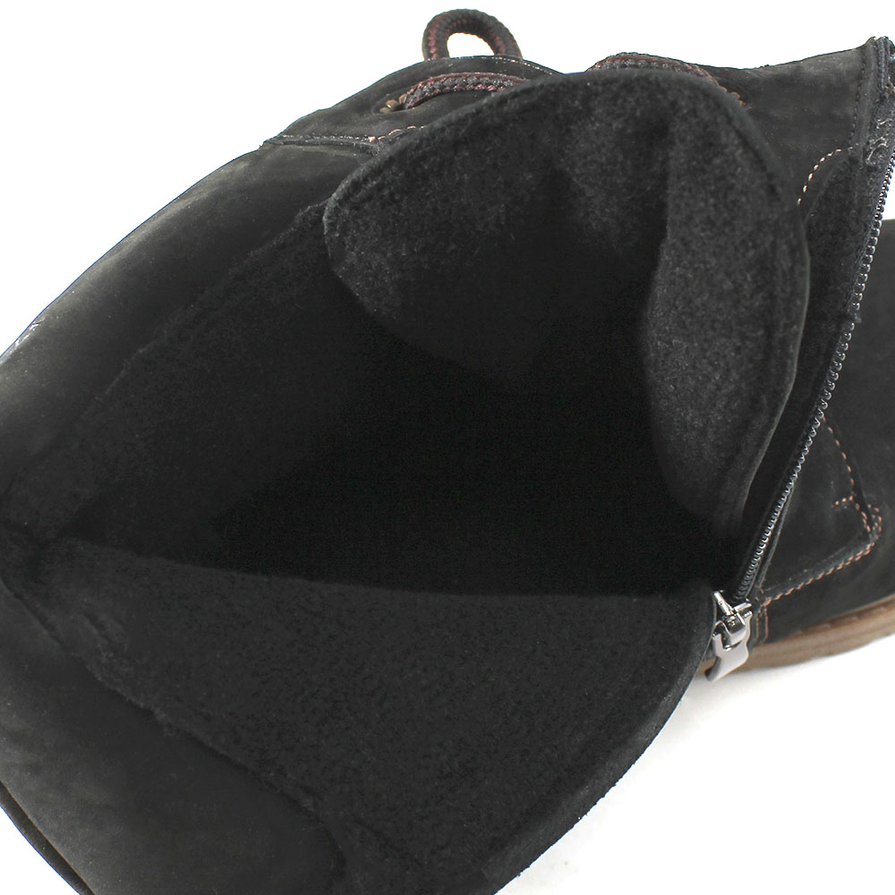 Ботинки Europen 1015Б-СВ EUROPEN Ботинки женские,черный нубук - фото 4