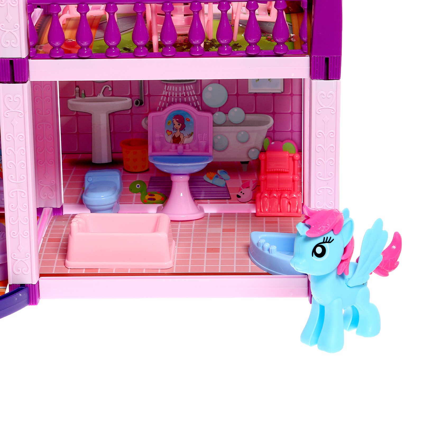 Домик для кукол Sima-Land 36 см 5340703 - фото 9