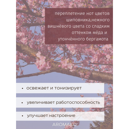 Ароматический диффузор AromaKo Цветущая сакура 250 мл