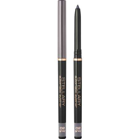 Автоматический карандаш для глаз STELLARY Automatic eyeliner тон 02 серый, 0.28 г