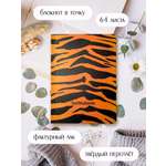 Блокнот Проф-Пресс Точкабук тигр А5 64 лист.