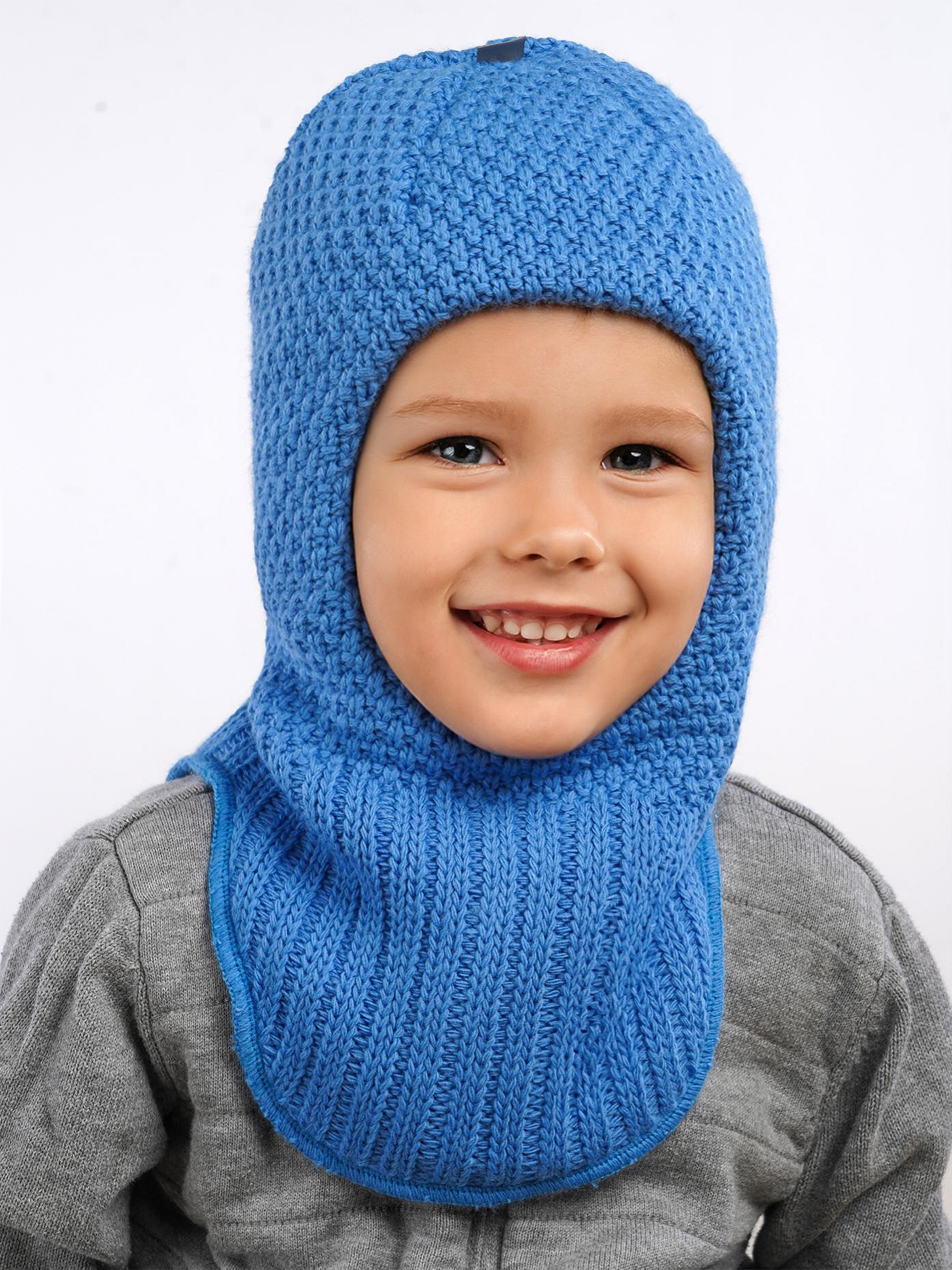 Шапка-шлем ПриКиндер U-W233901 Цвет: Джинс - фото 12