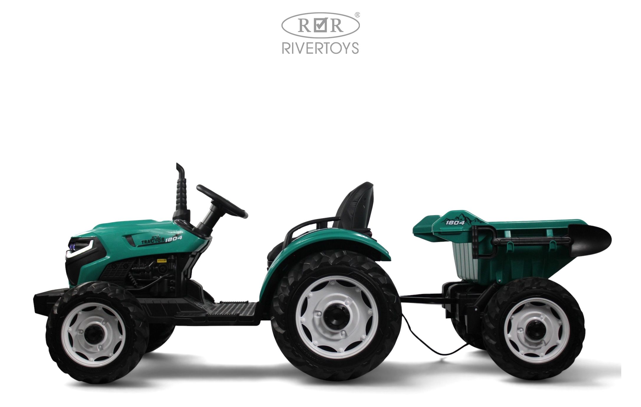 Электромобиль RIVERTOYS М505БХ-GREEN С пультом ДУ - фото 2