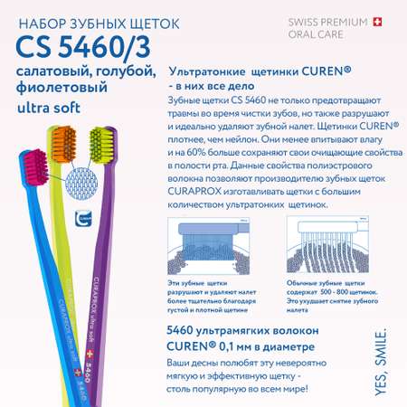 Зубная щетка классическая Curaprox 3 шт.