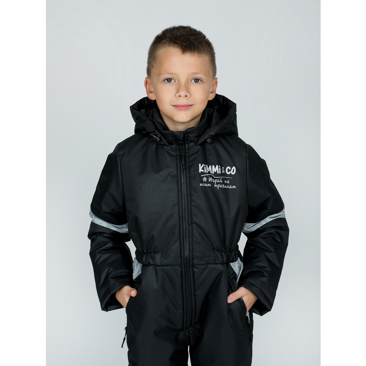 Комбинезон KiMMi co К-150830-041 черный - фото 10