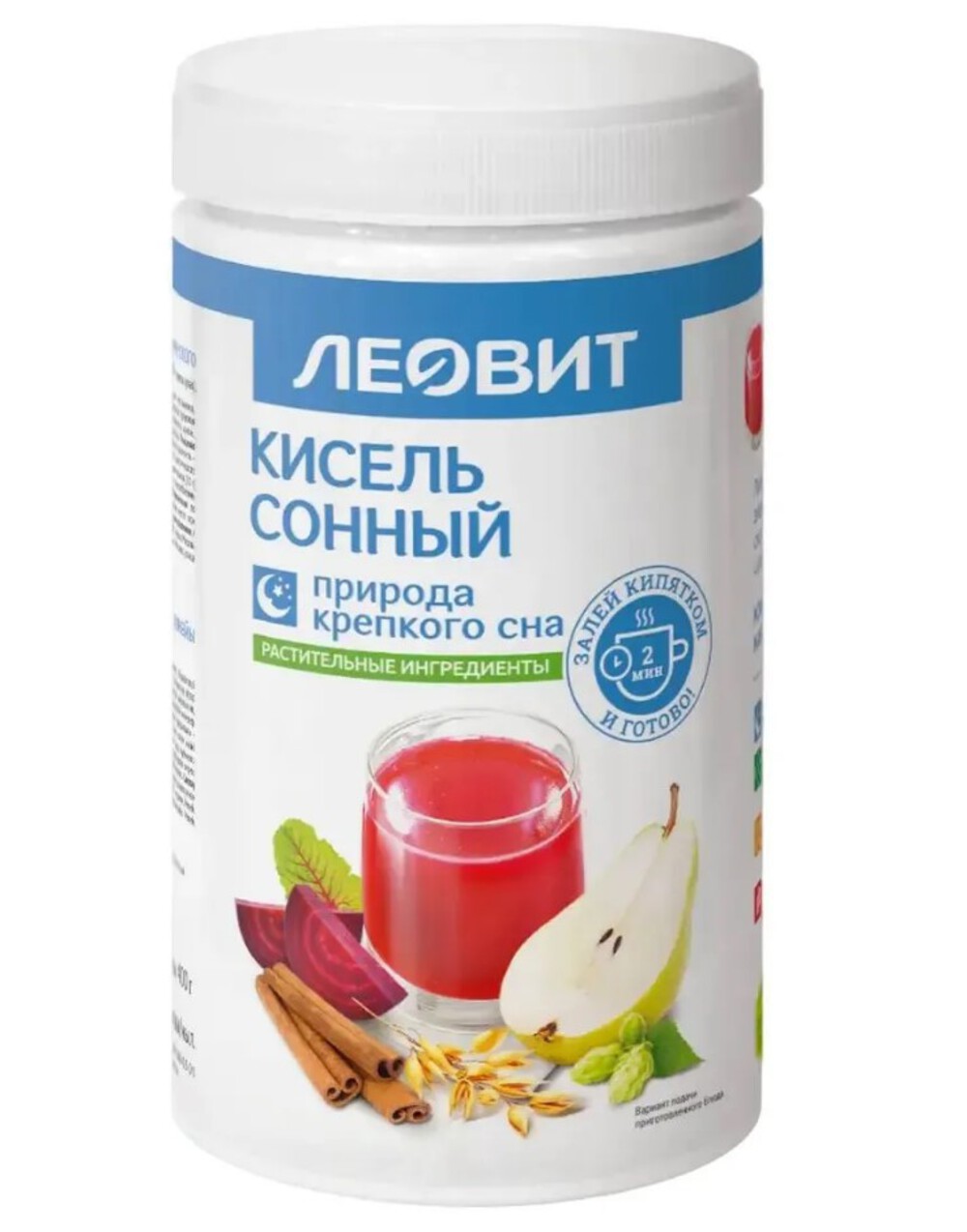 Кисель Сонный Леовит натуральный напиток быстрого приготовления 400гр - фото 1