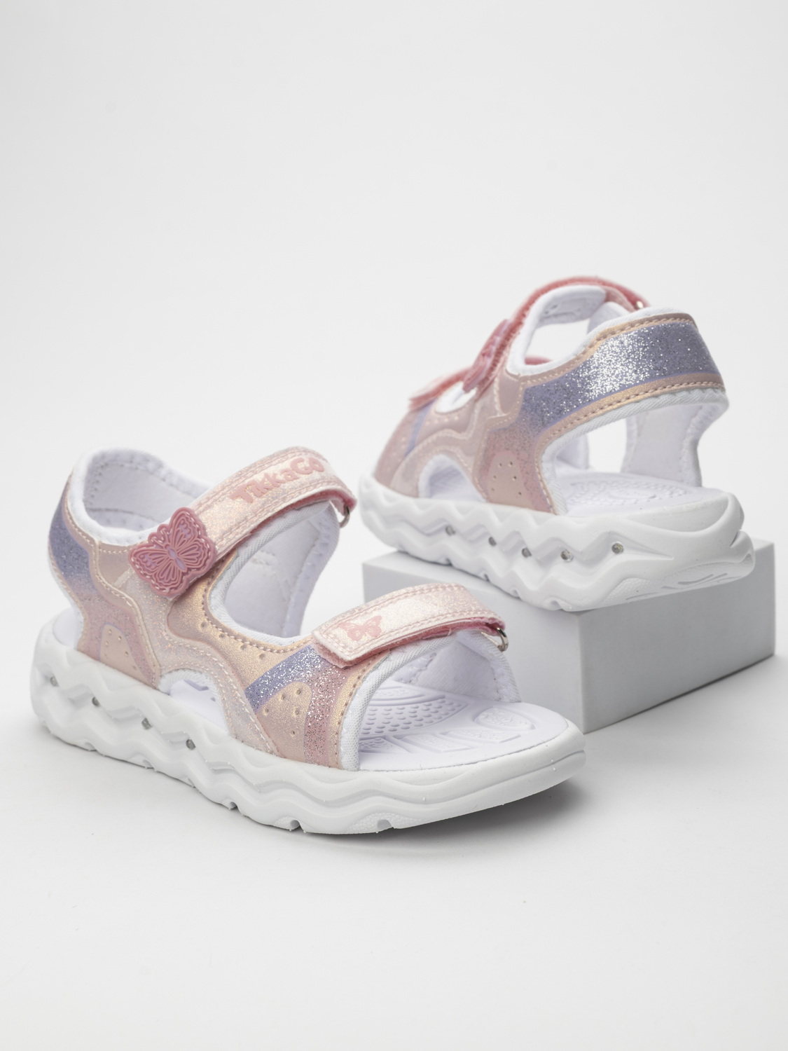 Сандалии TikkaGo 1D08_40806_pink-white - фото 2