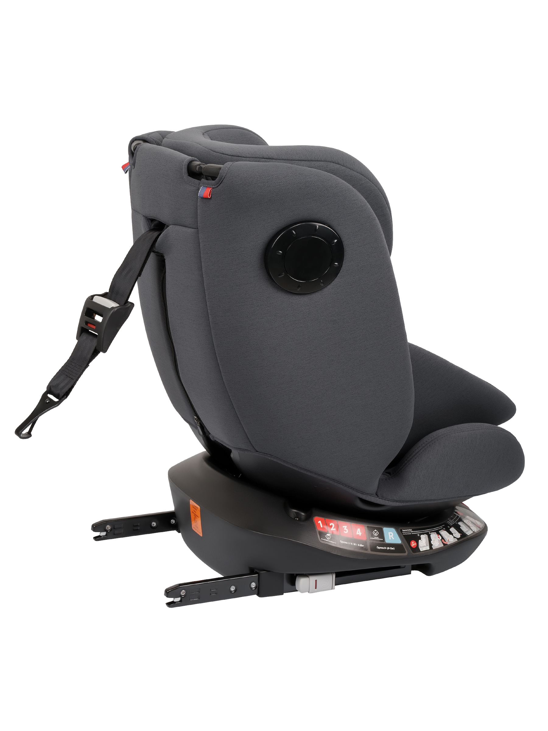 Автокресло JOVOLA Prime Isofix серый Isofix 0+/1/2/3 (0-36 кг) - фото 15