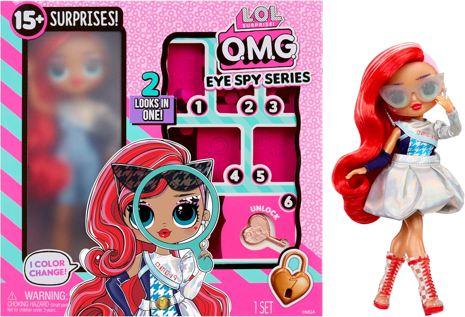 Кукла модельная L.O.L. Surprise! Eye Spy Spy 542674-EUC - фото 1