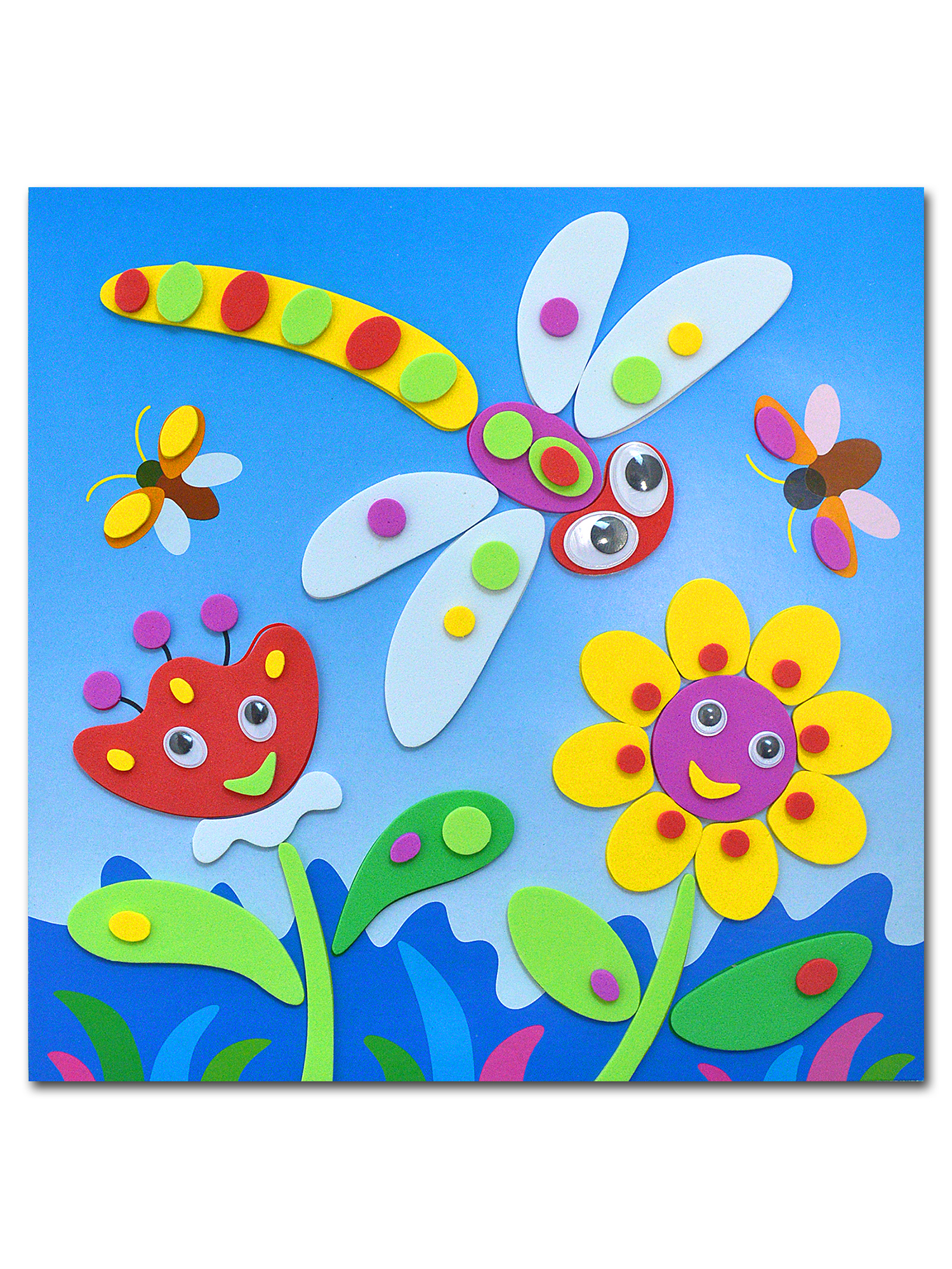 Аппликация Дрофа-Медиа Стрекоза и цветы - фото 7