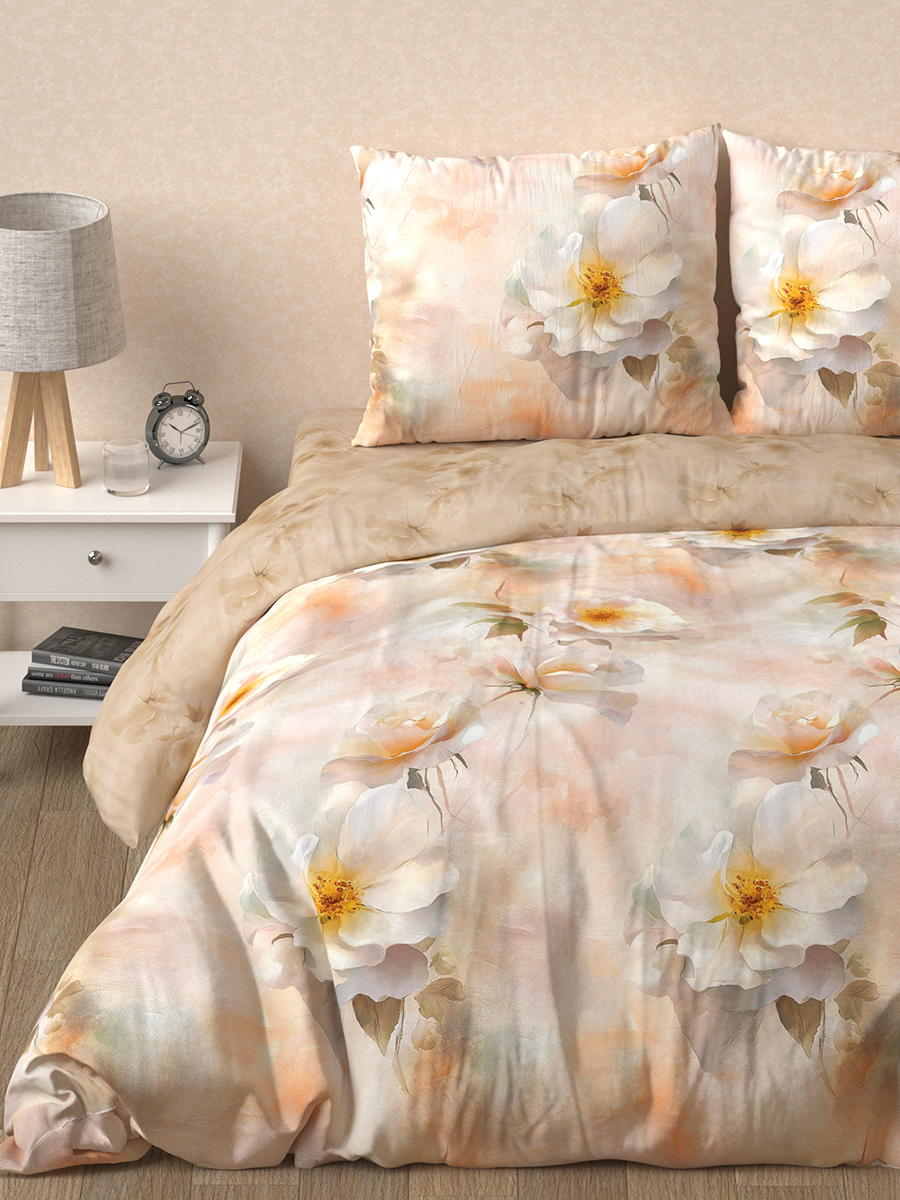 Комплект постельного белья BRAVO Флоревия евро 4 предм. - фото 1