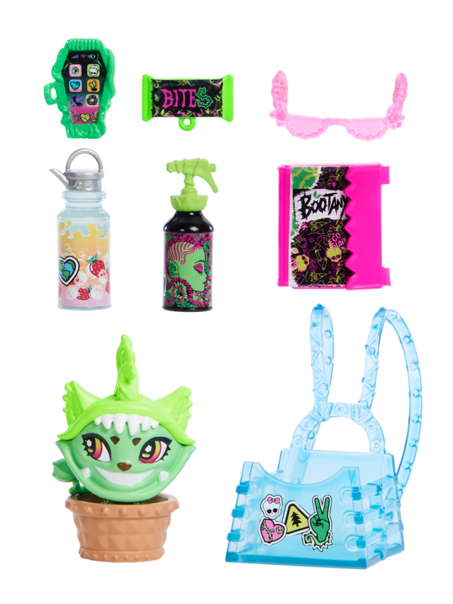 Кукла модельная Mattel Monster High Венера Макфлайтрап с питомцем высота 28 см HRP81 - фото 8