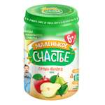 Пюре Маленькое счастье Груша-яблоко с 6 мес 170 г