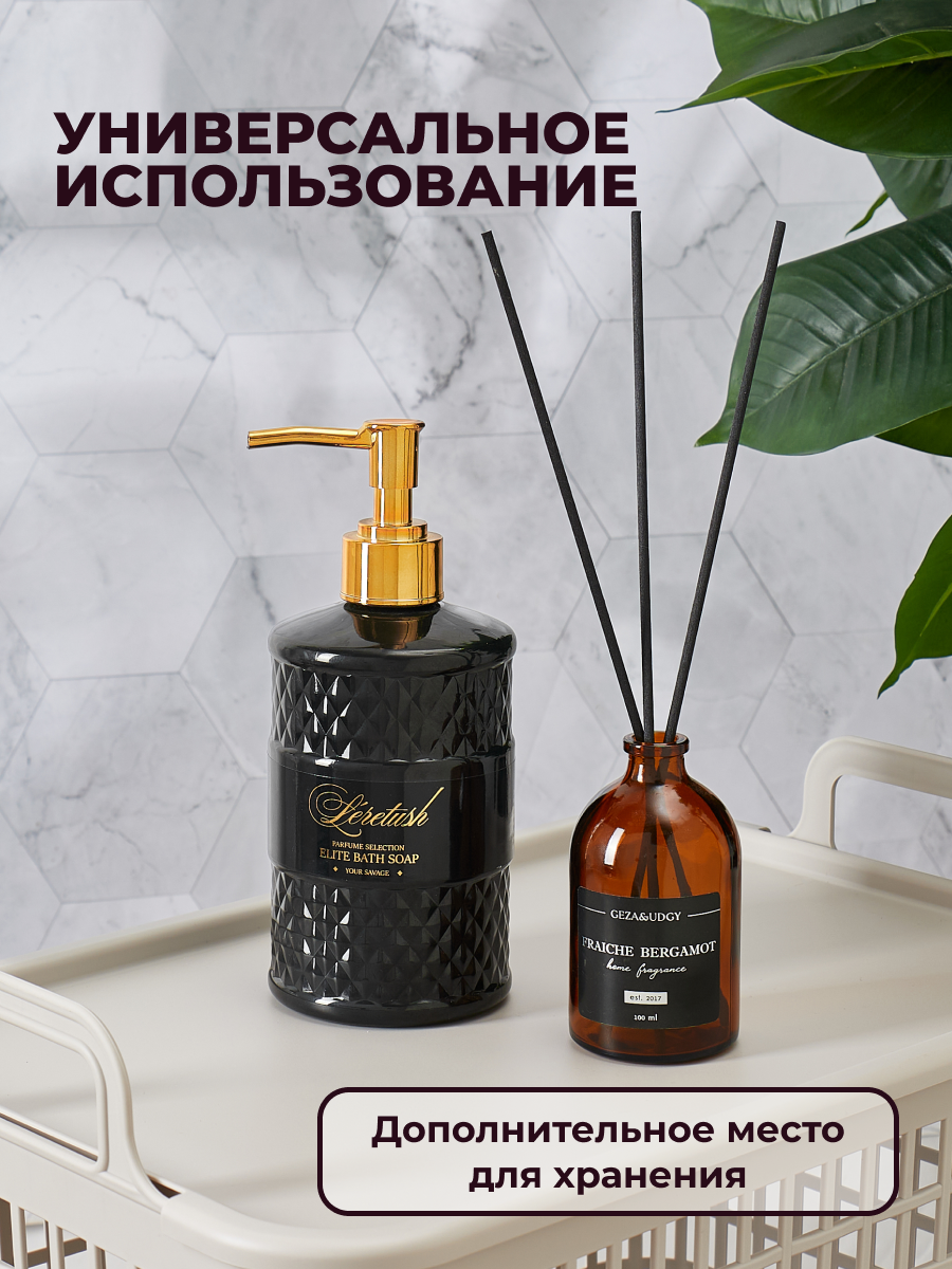 КОРЗИНА ДЛЯ БЕЛЬЯ Econova С КРЫШКОЙ "KOBO" 380x262x500ММ, 35Л (Светло-бежевый) - фото 5