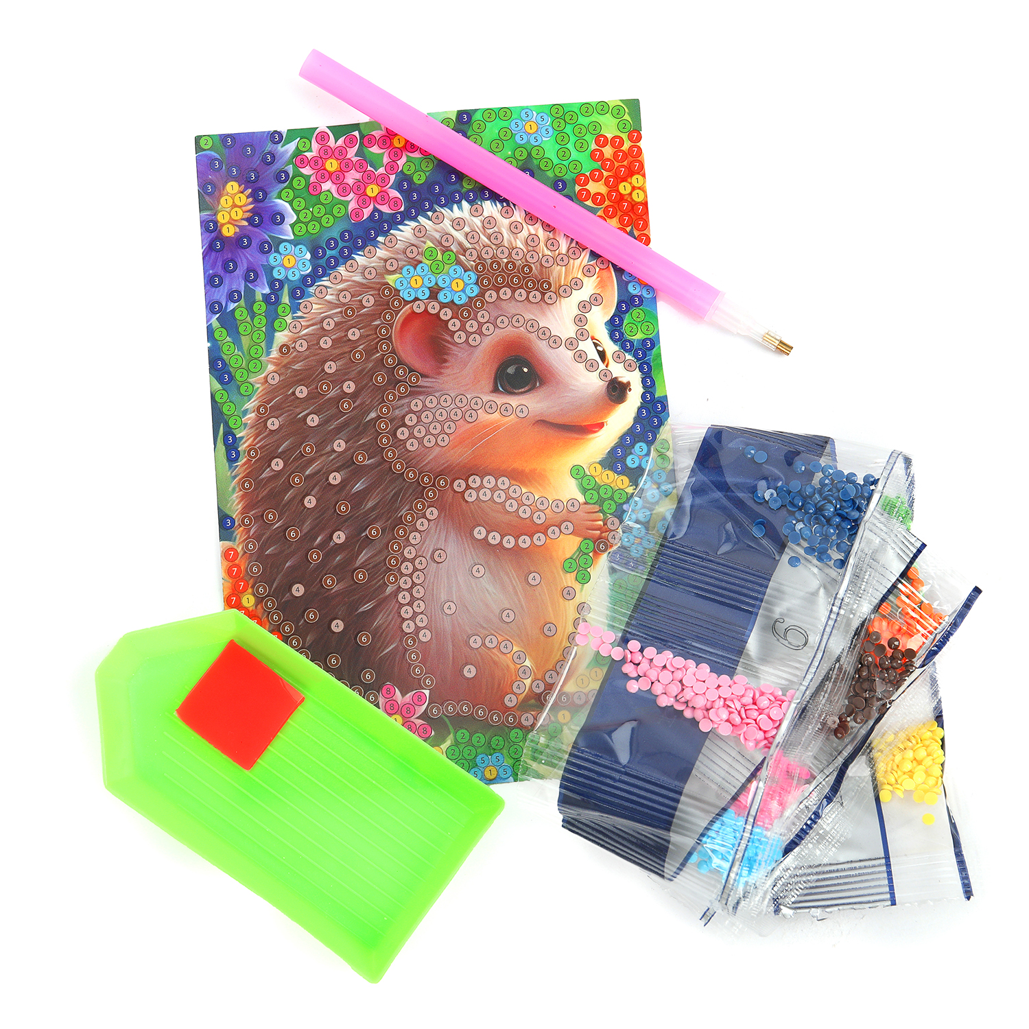 Алмазная мозаика Multiart Ёжик - фото 2