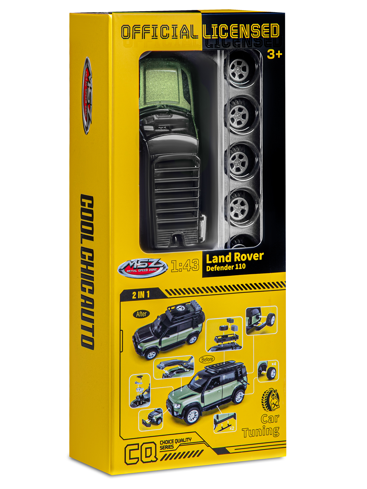Автомобиль AUTODRIVE Land Rover Defender 110 Сборная модель 1:43 JB1251653 - фото 11
