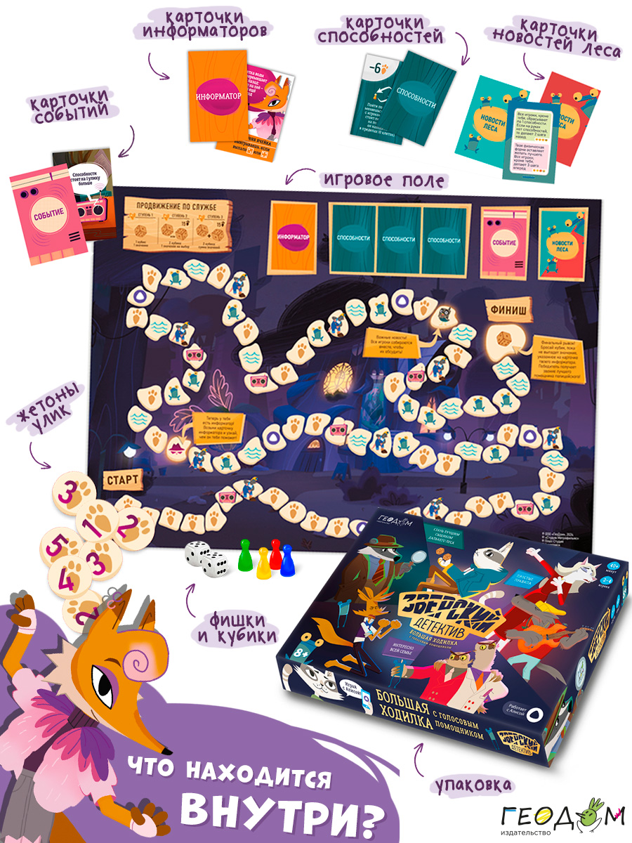 Настольная игра ГЕОДОМ Ходилка - фото 2