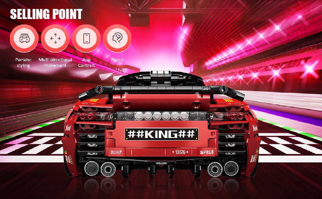 Конструктор Mould King Porsche - фото 19