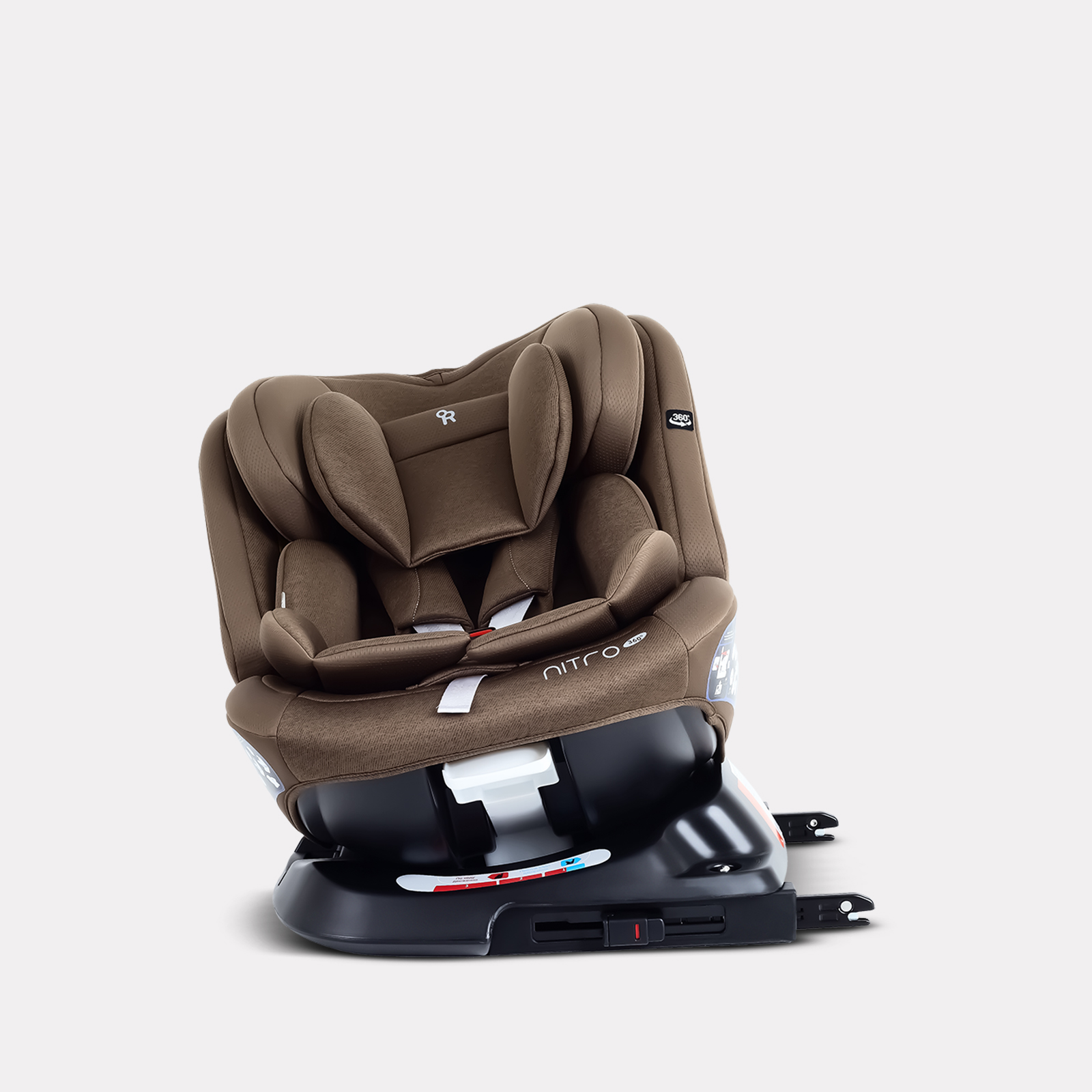 Автокресло Rant Nitro new isofix Isofix 0+/1/2/3 (0-36 кг) бежевый - фото 4