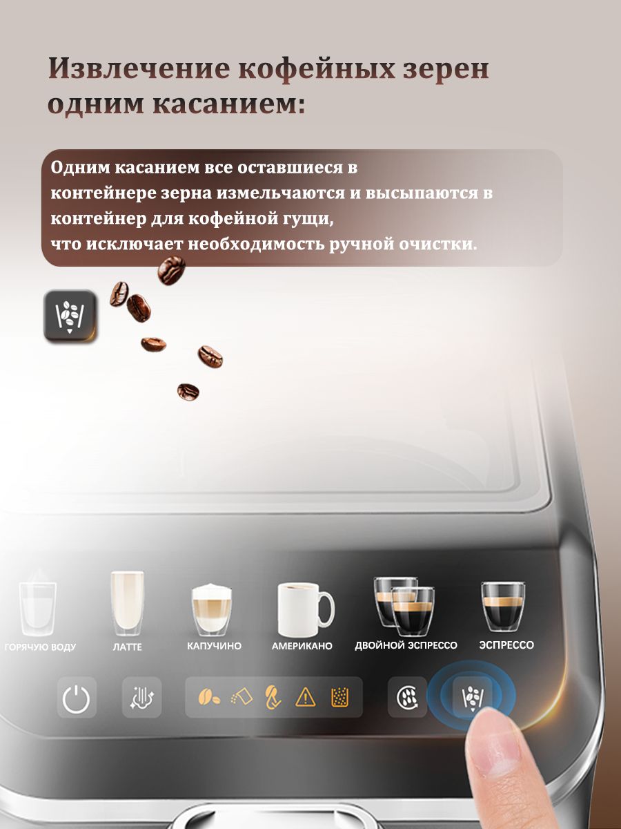 Автоматическая кофемашина 1,5 л Oulemei OLM-KFX030 - фото 4