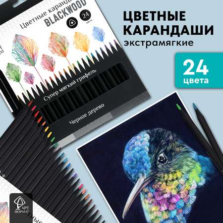Карандаши цветные АРТформат 24 шт.