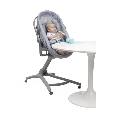 Детская кроватка Chicco овальная, (серый)