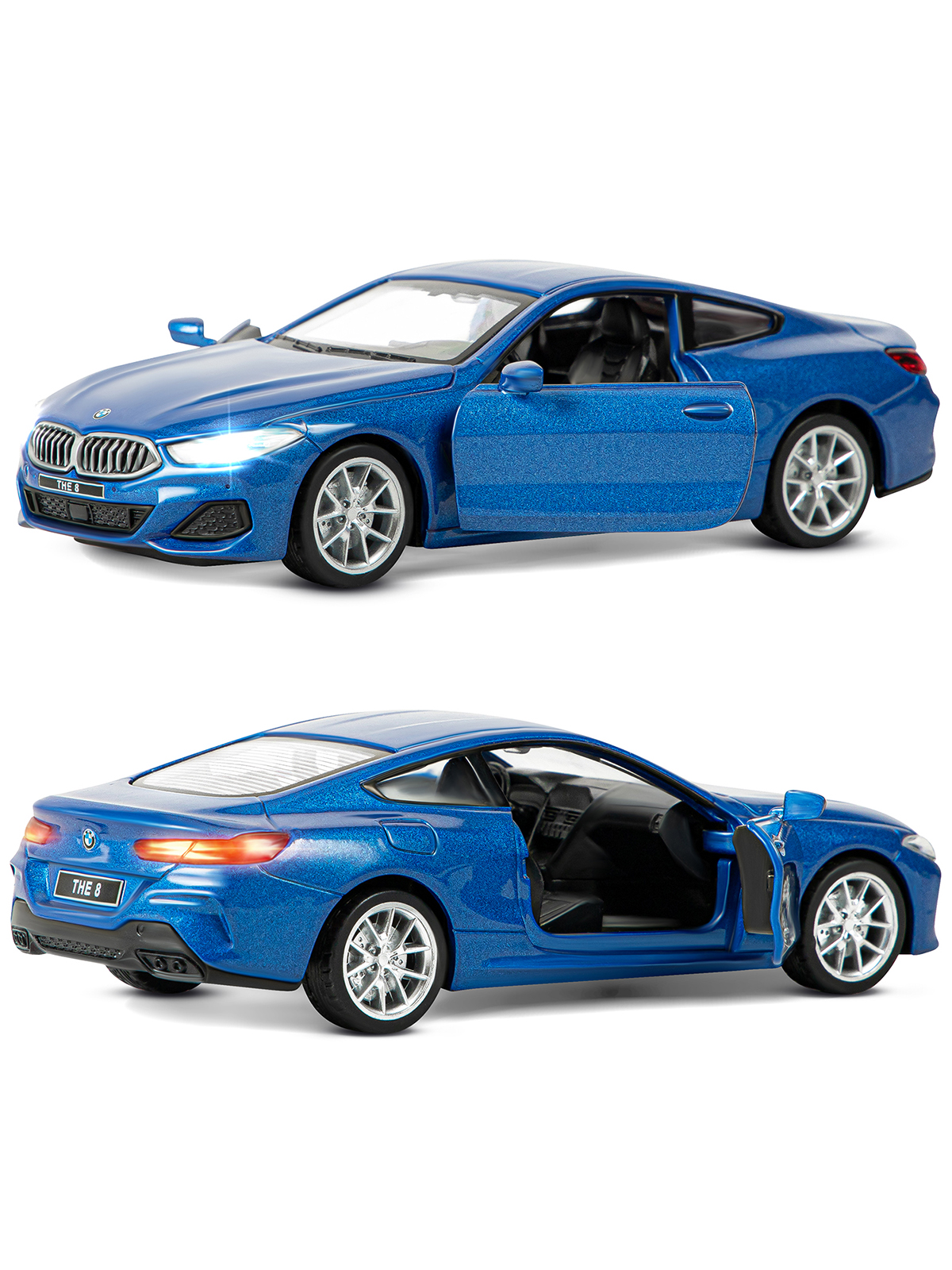 Автомобиль АВТОпанорама BMW M850i Coupe 1:35 JB1251499 - фото 8