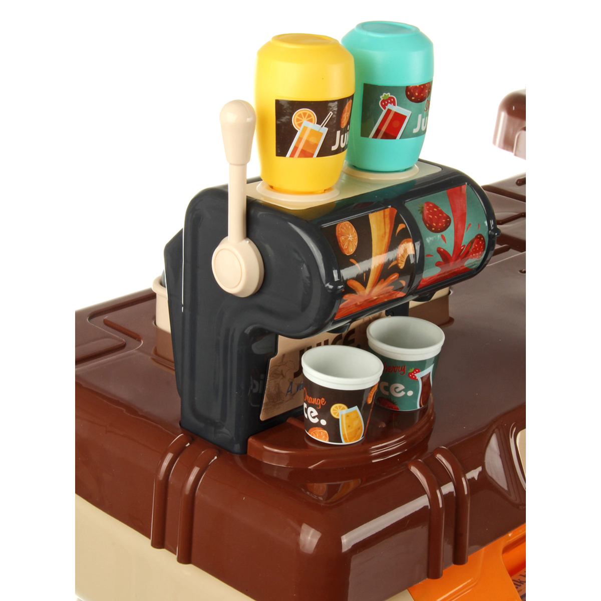 Игровой набор Veld Co тележки и корзинки, прилавок, касса, продукты - фото 12