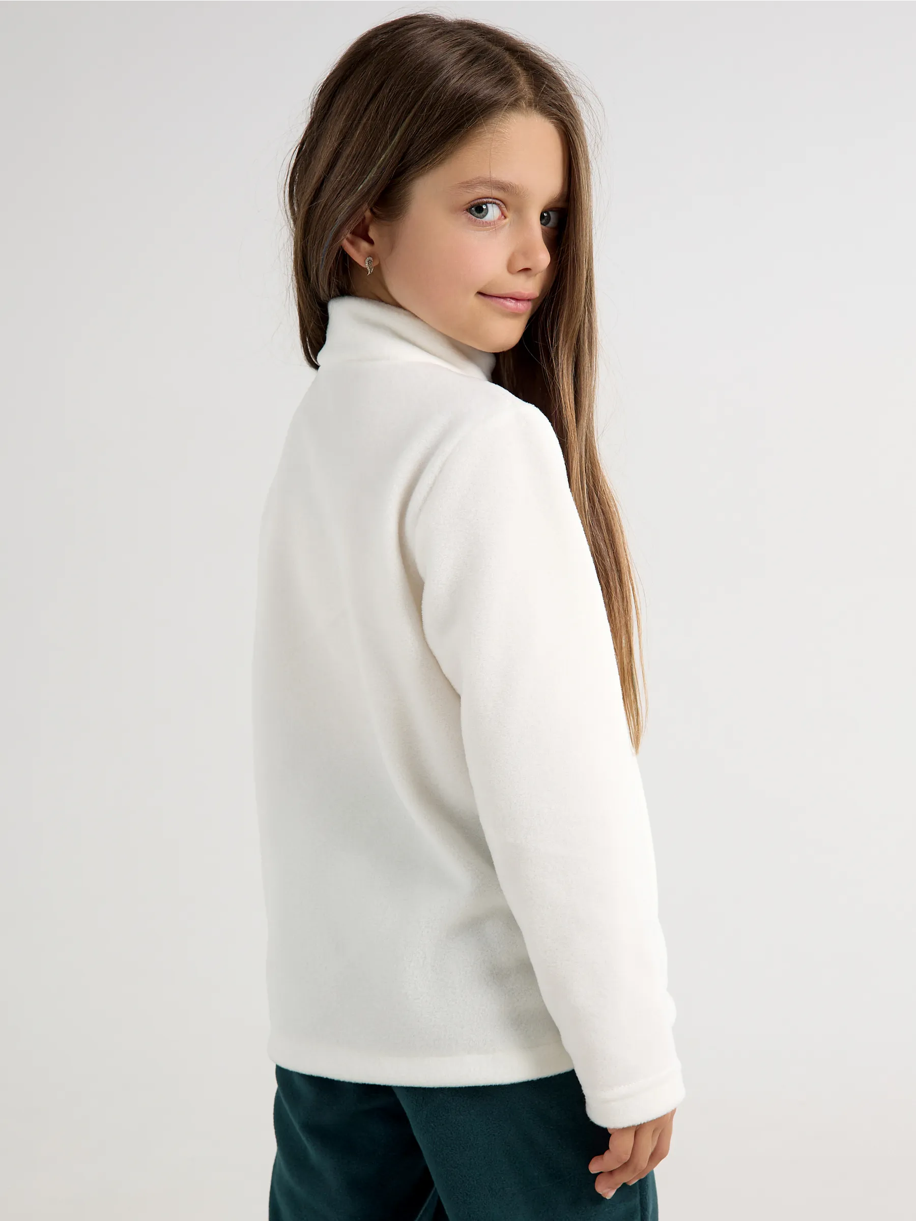 Толстовка и брюки YAXX 013--Костюм экрю/изумрудный - фото 6