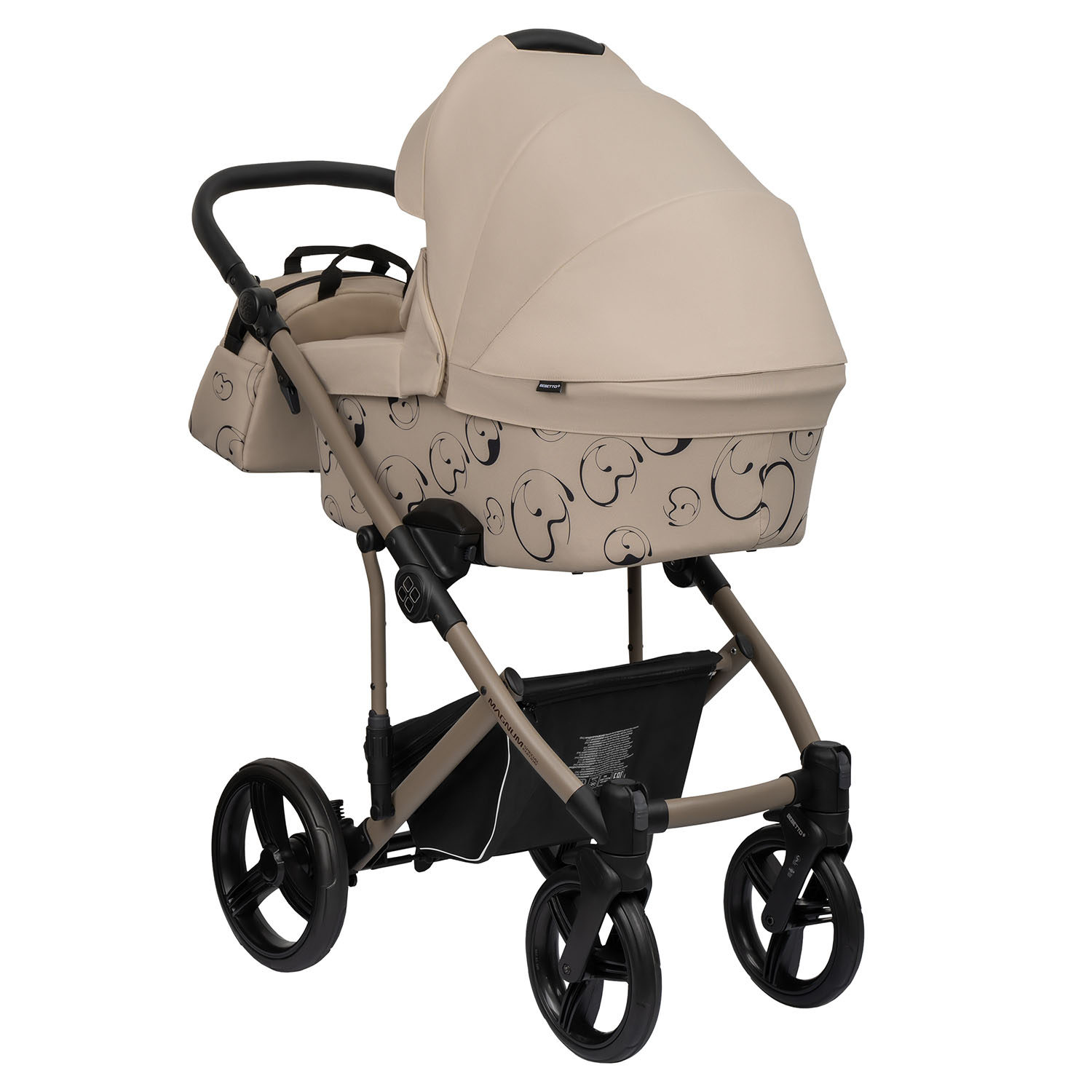 Коляска 2в1 Bebetto Magnum Light SE бежевый - фото 5