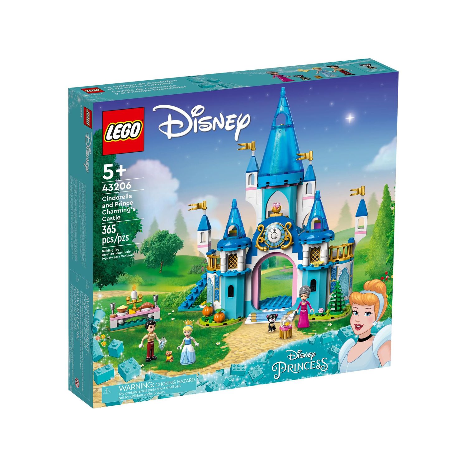 Конструктор LEGO Disney Princess Cinderella and Prince Charming 365 дет. - фото 1
