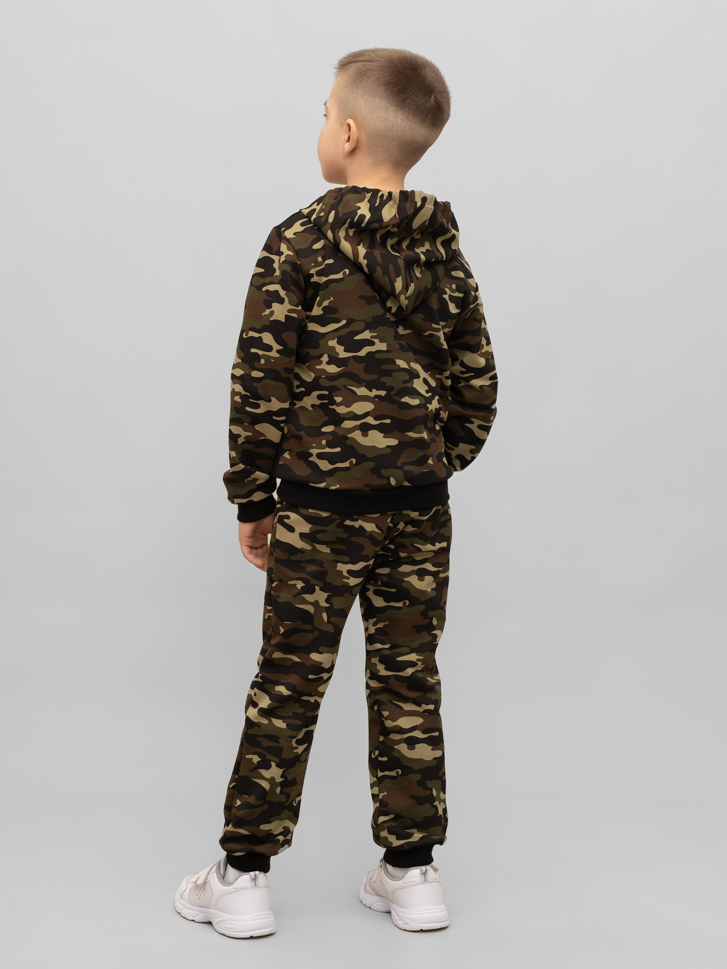 Худи и брюки Утенок 747 хаки черный дино - фото 6