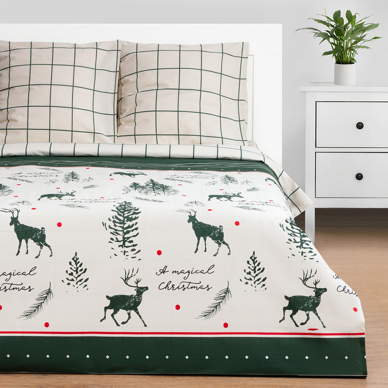 Комплект постельного белья Этель Magical Christmas полутораспальный - фото 2