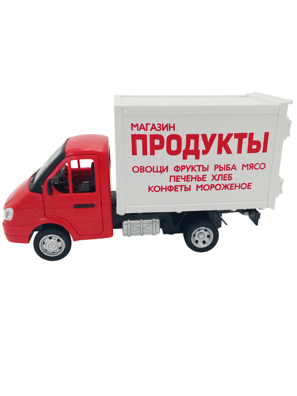 Грузовик Play Smart ГАЗель Продукты со светом и звуком 9077-A - фото 1