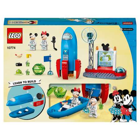 Конструктор LEGO Mickey and Friends Космическая ракета Микки Минни блочный