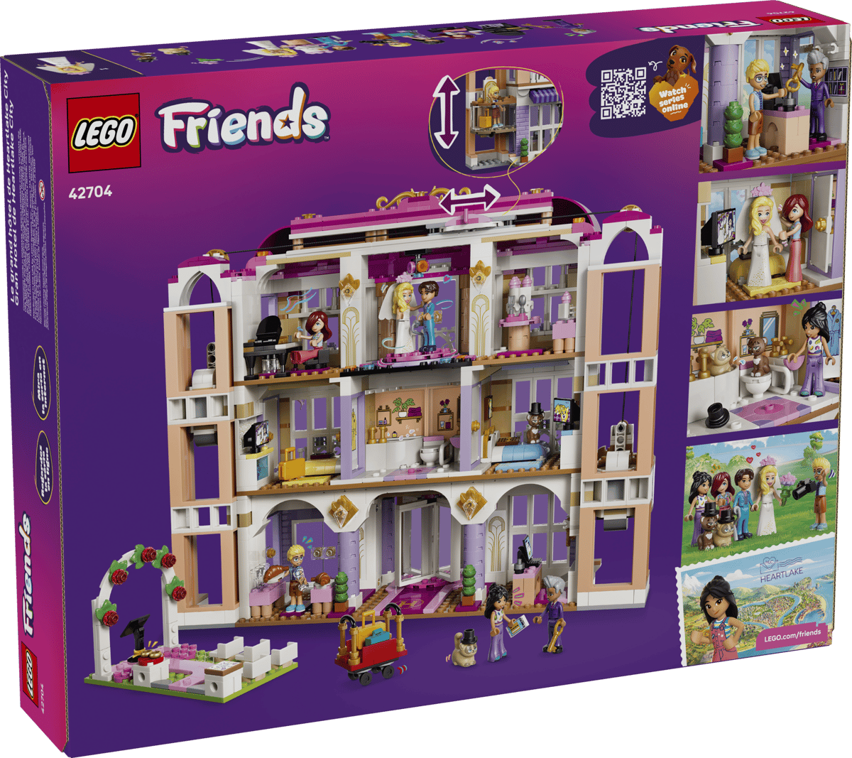 Конструктор LEGO Friends Гранд отель в Хартлэйк Сити 1406 дет. - фото 10