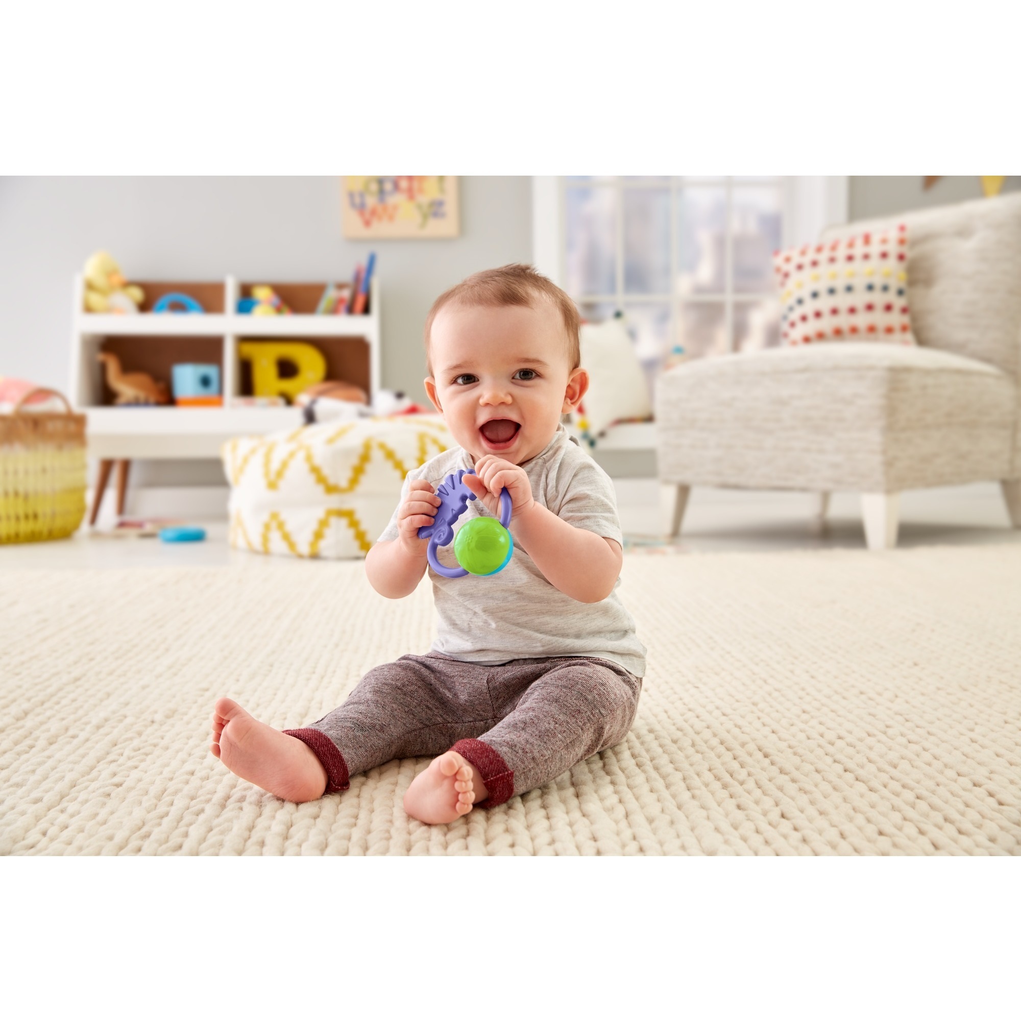 Игрушка Fisher Price погремушка в ассортименте - фото 26