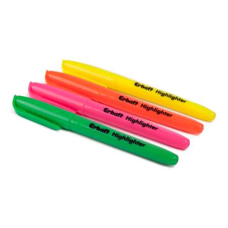 Текстовыделители Erhaft 4 цв.