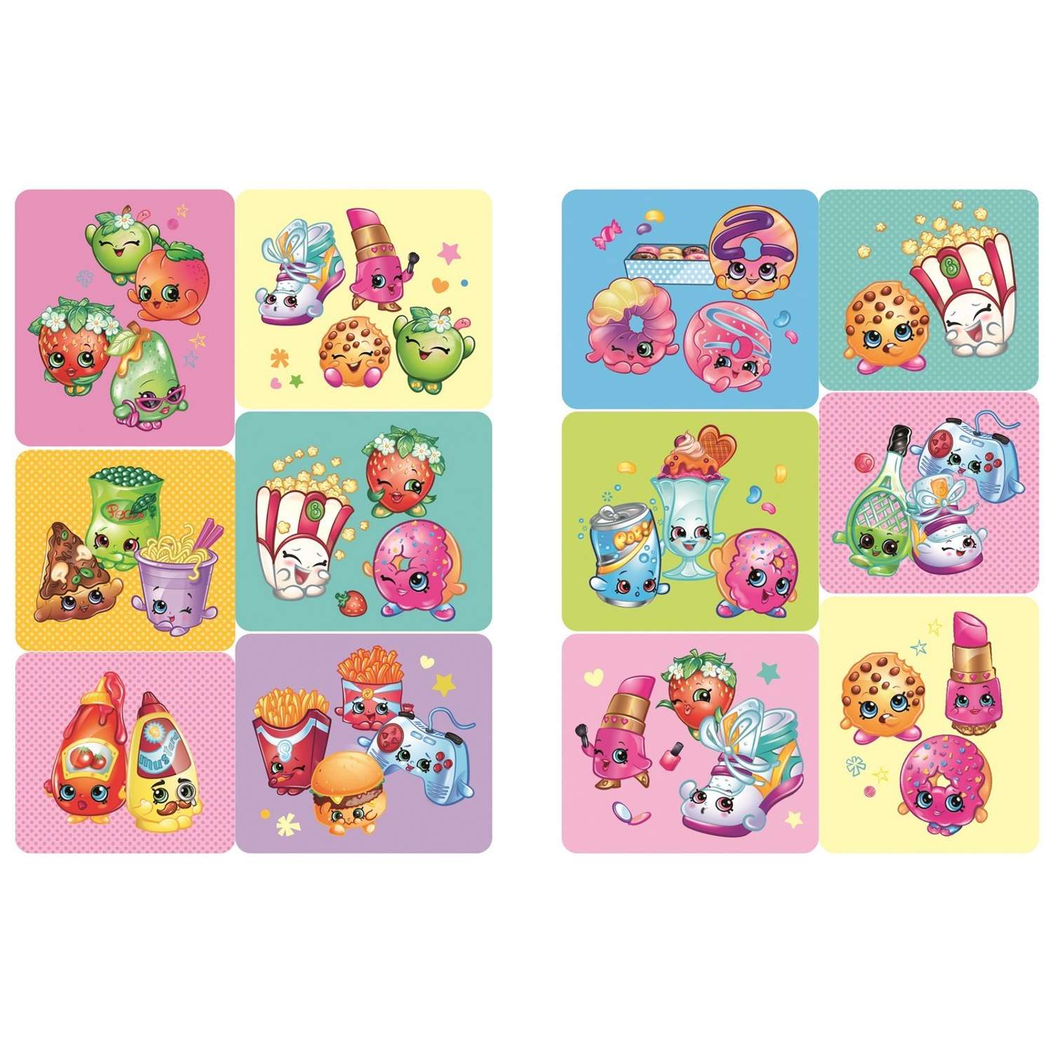 Раскраска Shopkins с наклейками. Shopkins (зеленая) - фото 2
