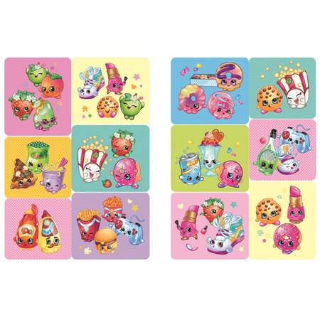 Раскраска Shopkins с наклейками. Shopkins (зеленая)