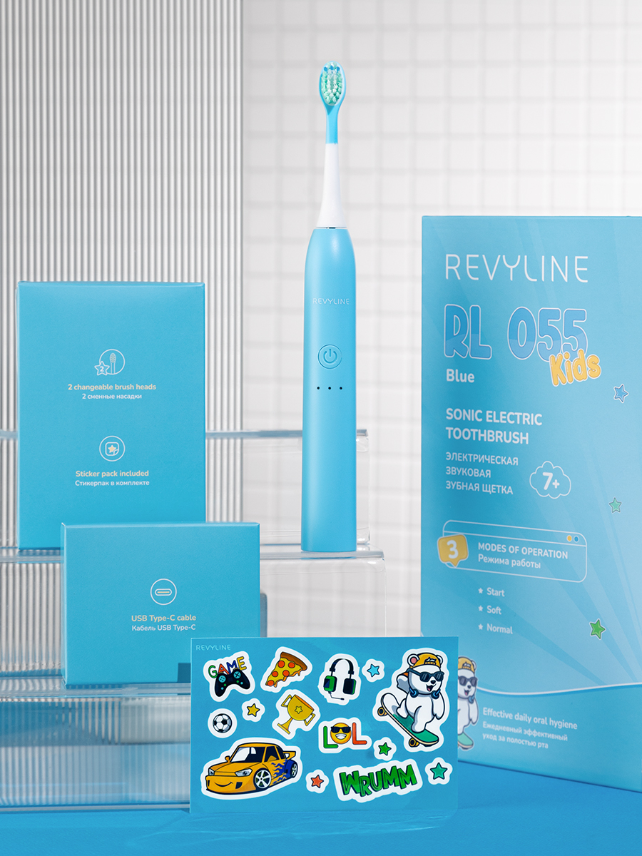 Зубная щетка электрическая Revyline от 7 лет - фото 24
