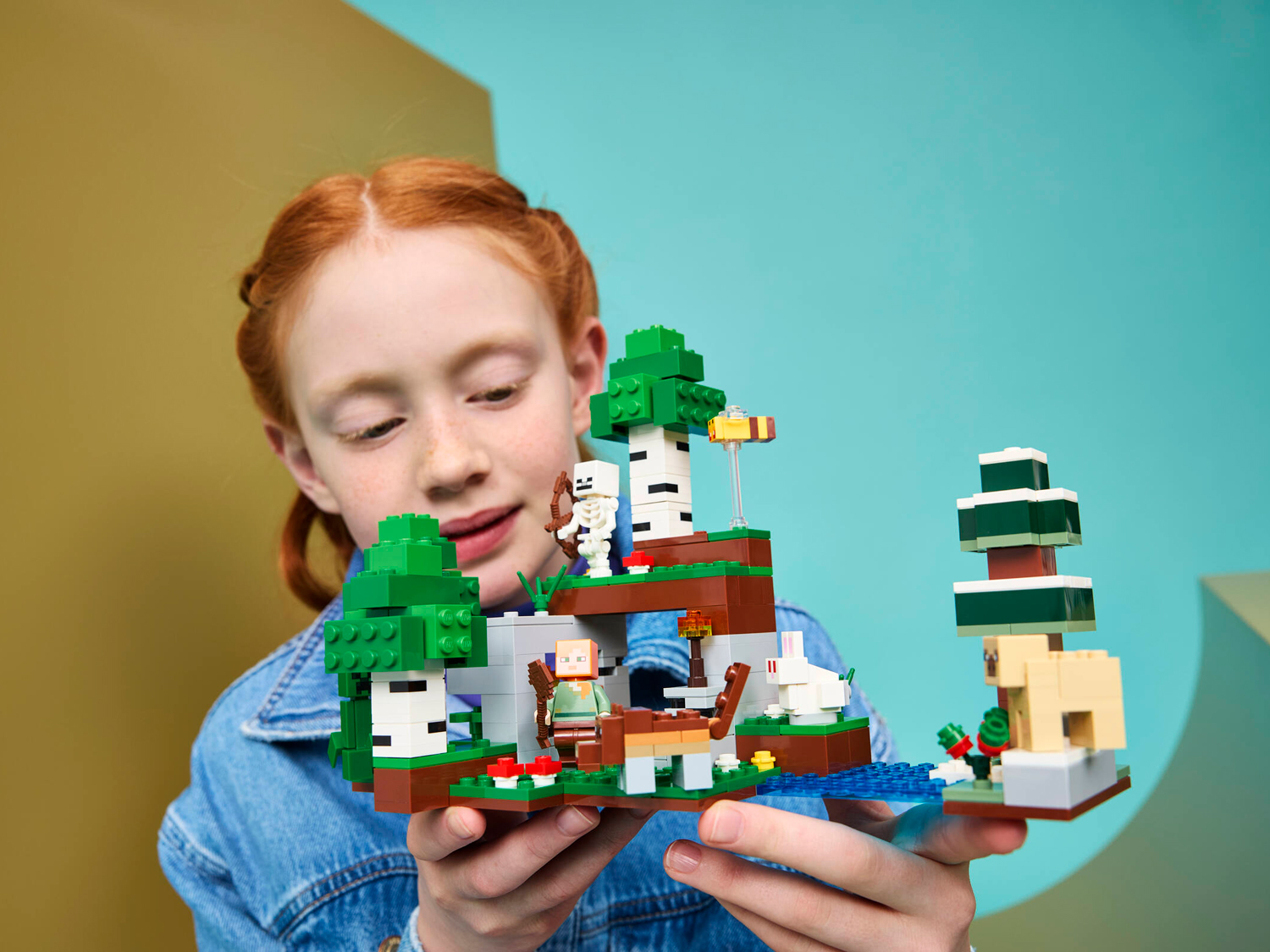 Конструктор LEGO Minecraft Приключение в первую ночь 301 дет. - фото 13
