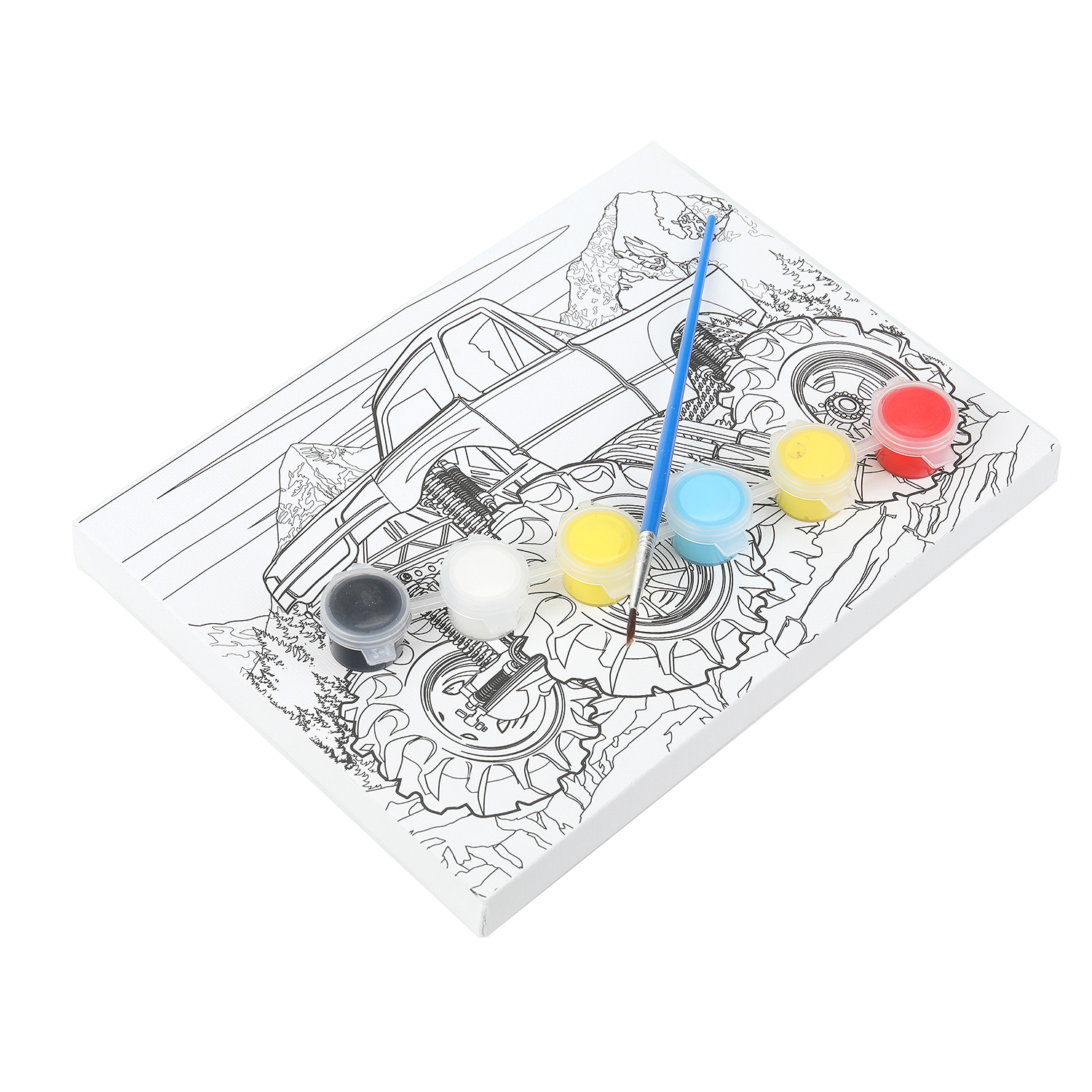 Роспись по холсту Multiart Джип - фото 4